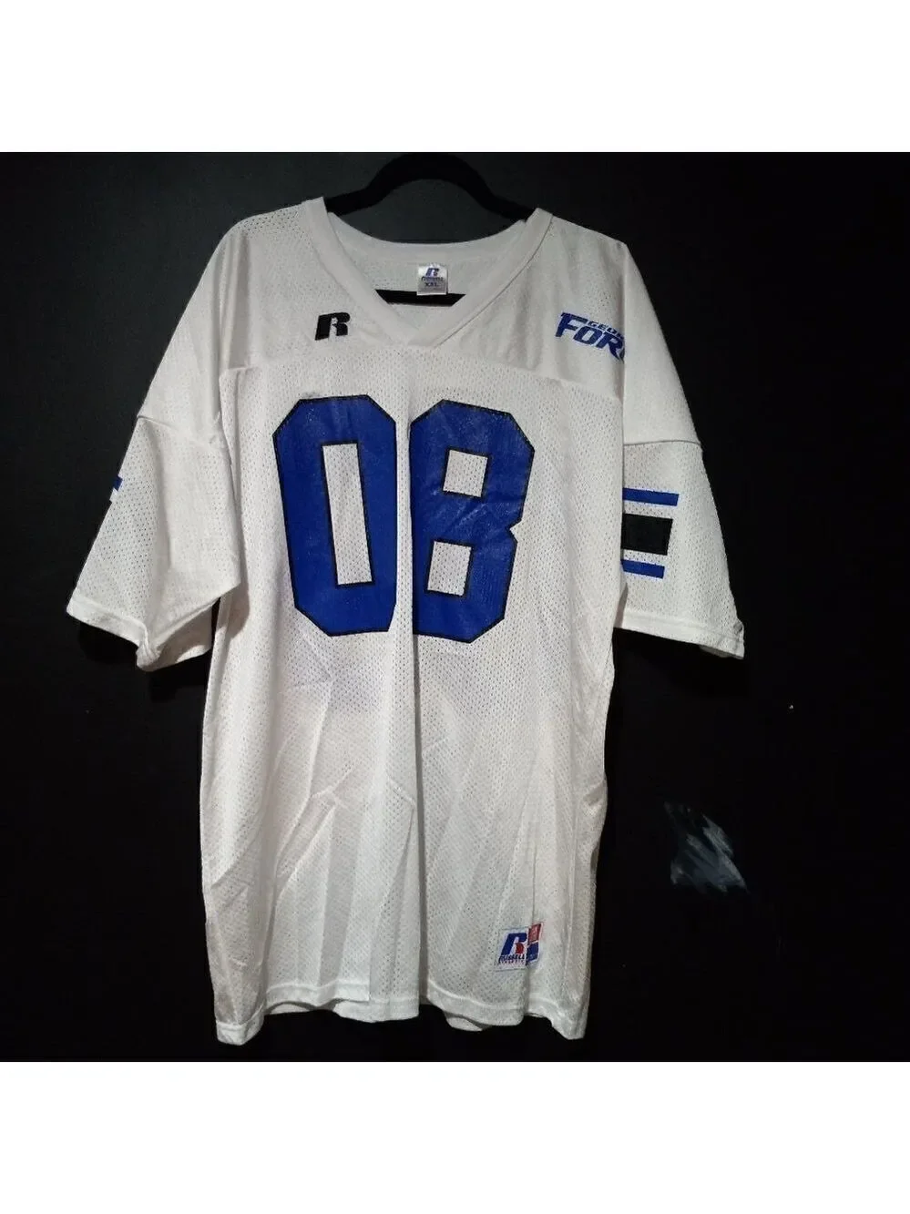 RUSSELL AFL Georgia Force #08 White Jersey